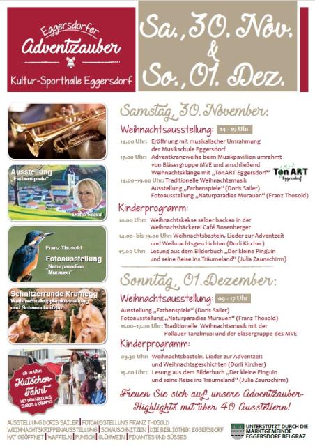 Programm des Eggersdorfer Adventzaubers