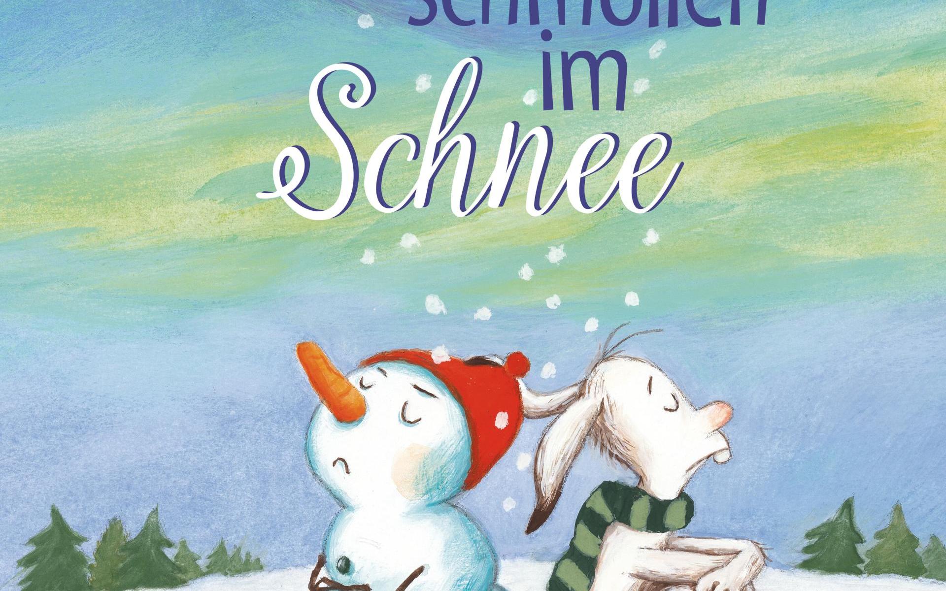 Buchcover mit Schneemann und Hase